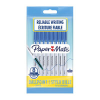 PM 045 1.0mm BP Pen Blue Pk8