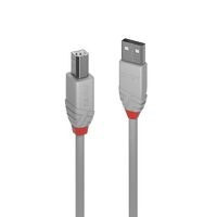 Lindy 1m USB2 A-B Cable Grey