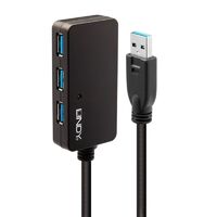 Lindy 10m USB3 Ext Pro 4P Hub