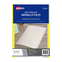 AV Manilla Folder Grey FC Pk20